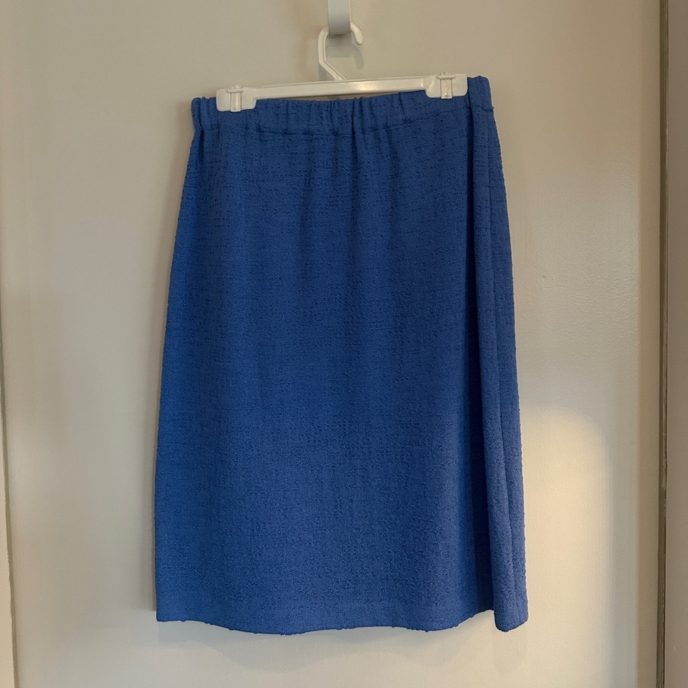 St. John Vibrant Blue Pencil Skirt - Size 4